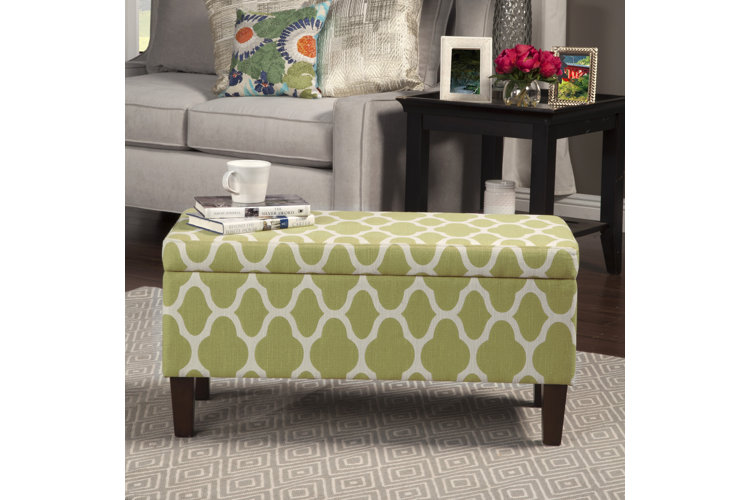 Mortensen upholstered flip online top storage bench